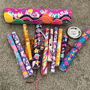 Vintage Lush Cosmetics Wrapping paper + Discontinued Tin!